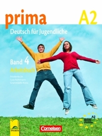 Prima A2 Deutsch für Jugendliche. Band 4. Arbeitsbuch. Работна тетрадка по немски език, четвърта част